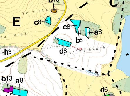 Prodej pozemku, les, 1 284 m²
