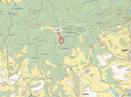 Prodej pozemku, les, 3 805 m²