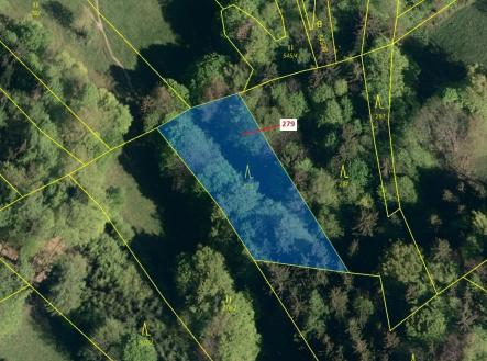 Prodej pozemku, les, 1 413 m²