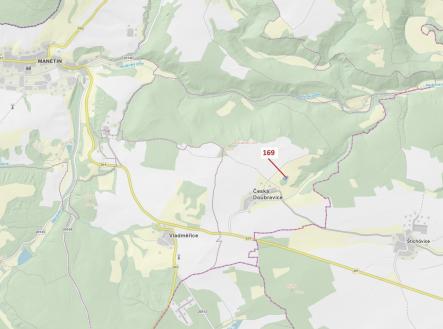 Prodej pozemku, les, 1 917 m²