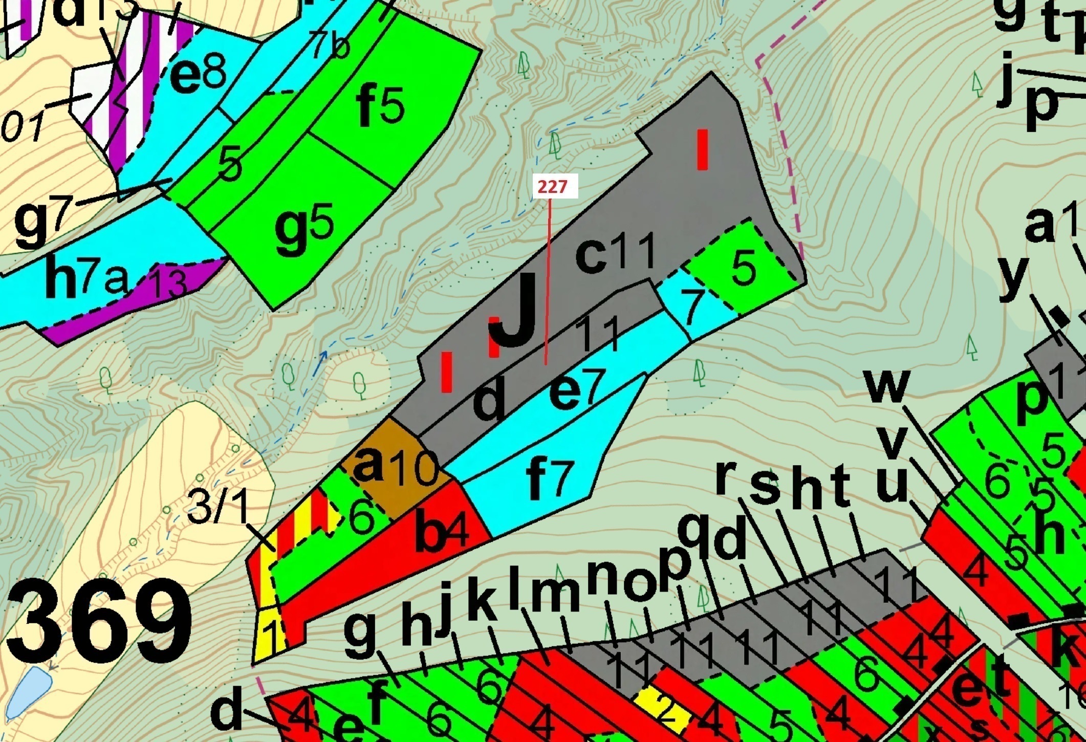Lesní pozemek o výměře 2 913 m2, podíl 1/1, katastrální území Česká Doubravice, obec Manětín, obec s