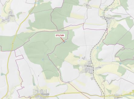 Prodej pozemku, les, 2 398 m²