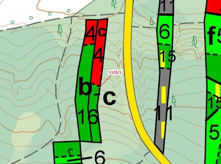 Prodej pozemku, les, 1 988 m²