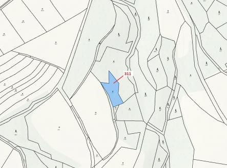 Prodej pozemku, trvalý travní porost, 1 043 m²