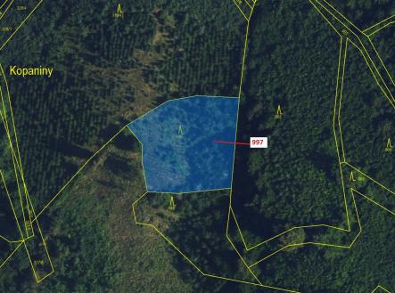 Prodej pozemku, les, 1 938 m²