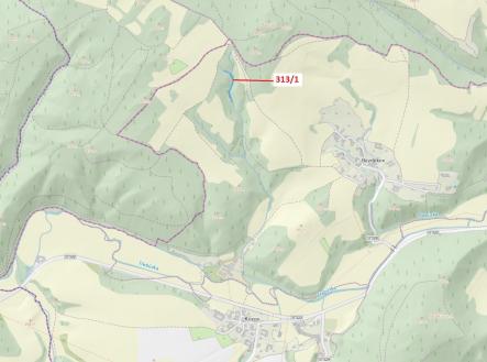 Prodej pozemku, les, 1 158 m²