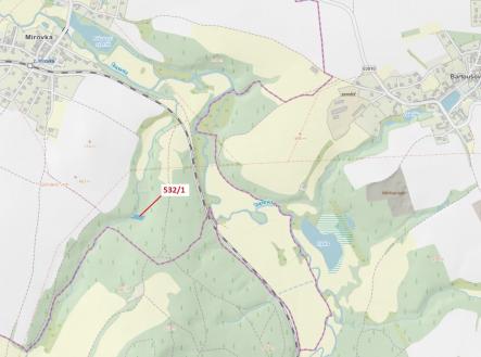 Prodej pozemku, les, 870 m²