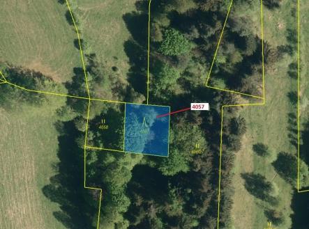 Prodej pozemku, les, 435 m²