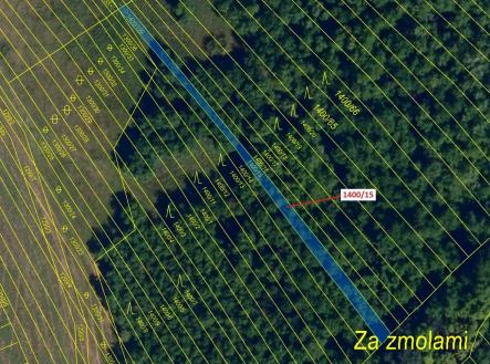 Prodej pozemku, les, 255 m²