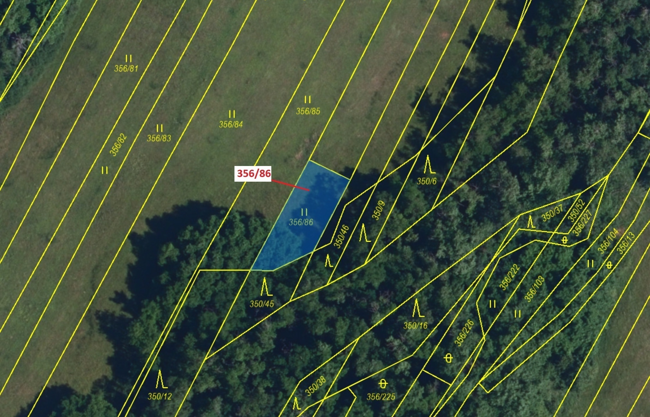 Trvalý travní porost o výměře 252 m2, podíl 1/1, katastrální území Hrubšice, obec Ivančice, obec s r