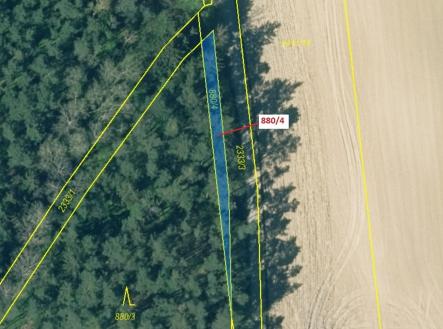 Prodej pozemku, les, 130 m²