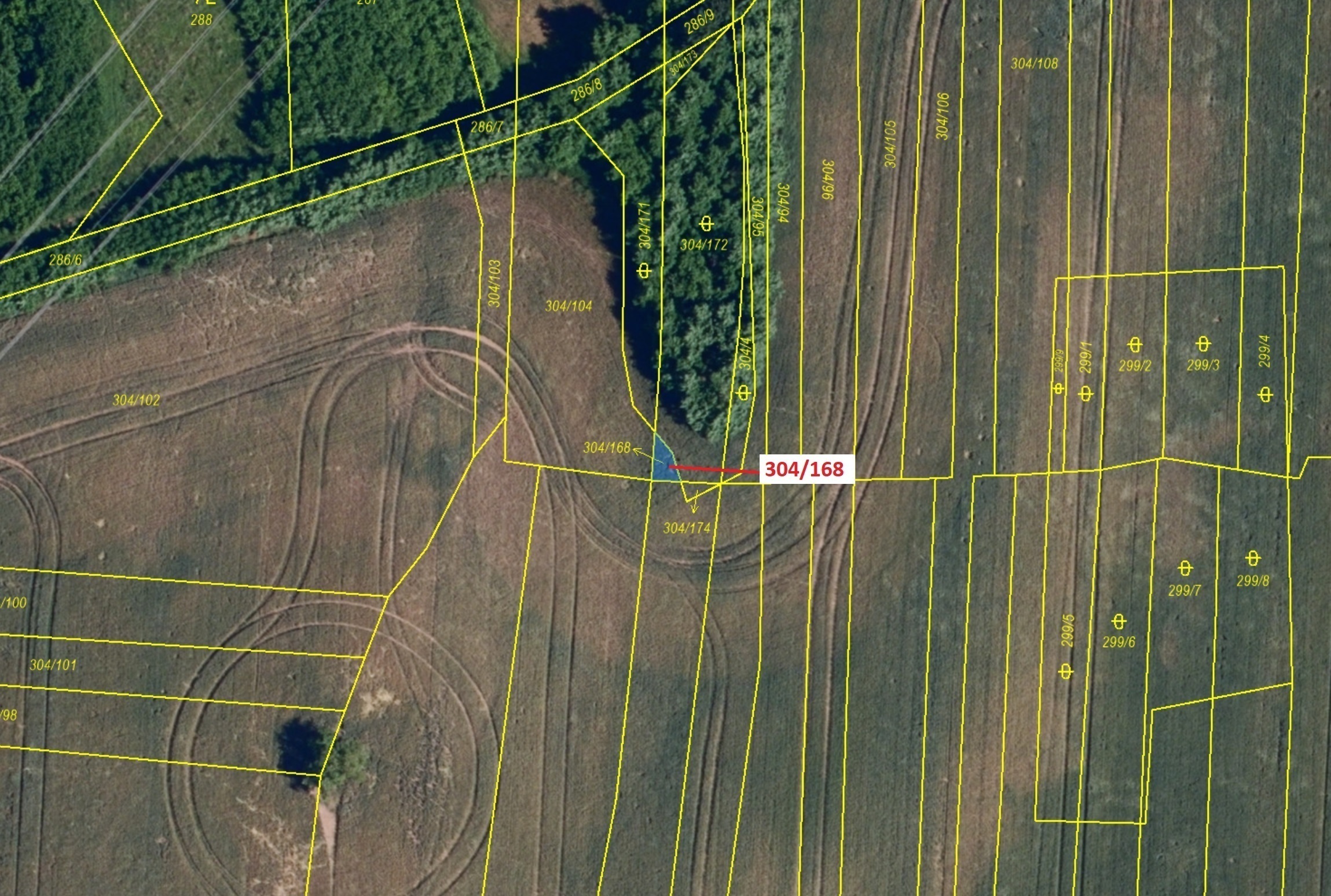 Orná půda o výměře 16 m2, podíl 1/1, katastrální území Hrubšice, obec Ivančice, obec s rozšířenou pů