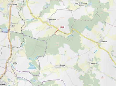 Prodej pozemku, les, 288 m²