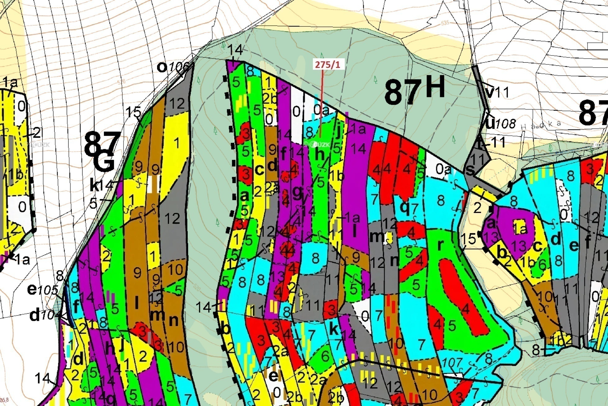 Lesní pozemek o výměře 15 717 m2, podíl 1/1, katastrální území Tříklasovice, obec Psárov, obec s roz