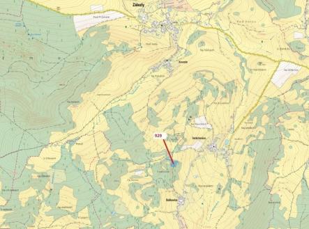 Prodej pozemku, les, 5 736 m²