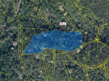 Prodej pozemku, les, 8 765 m²