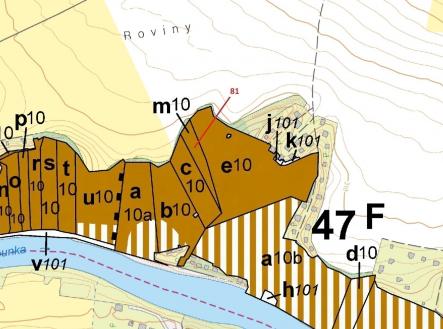 Prodej pozemku, les, 1 816 m²