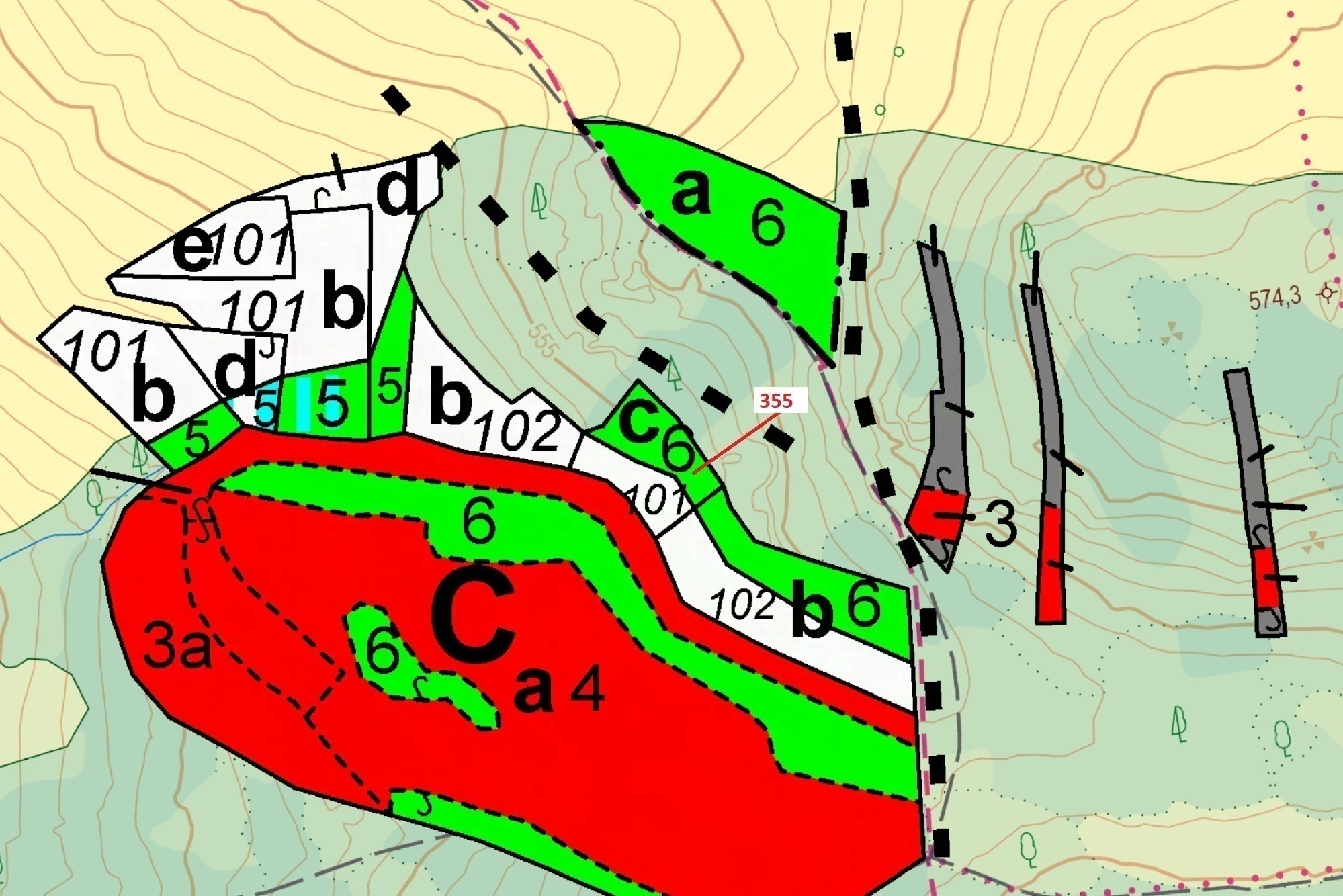 Lesní pozemek o výměře 1 924 m2, podíl 1/1, katastrální území Podbořánky, obec Jesenice, obec s rozš