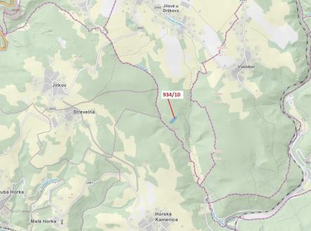 Prodej pozemku, les, 4 305 m²