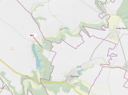 Prodej pozemku, les, 961 m²