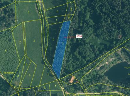 Prodej pozemku, les, 3 054 m²