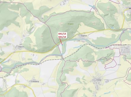 Prodej pozemku, les, 1 958 m²