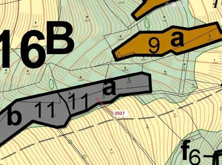 Prodej pozemku, les, 1 252 m²