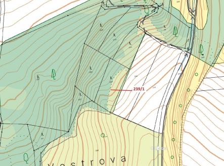 Prodej pozemku, les, 1 872 m²