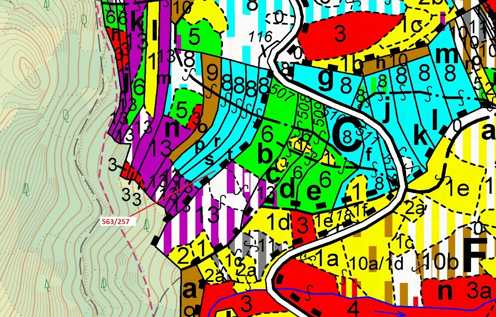 Lesní pozemek o výměře 2643 m2, podíl 1/1, katastrální území Spešov, obec Spešov, obec s rozšířenou 