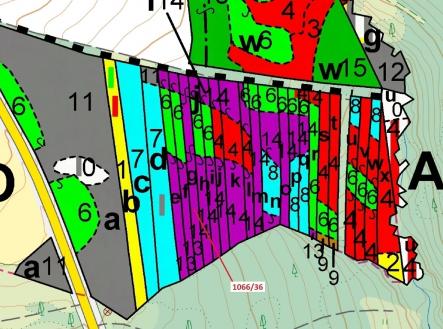 Prodej pozemku, les, 1 983 m²