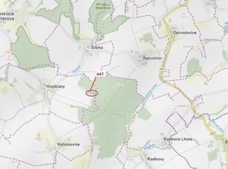 Prodej pozemku, les, 1 989 m²