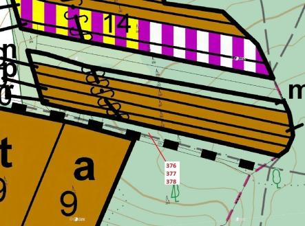 Prodej pozemku, les, 1 703 m²