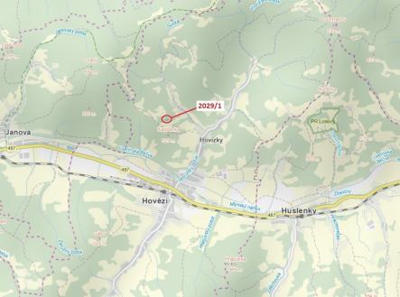 Prodej pozemku, les, 680 m²