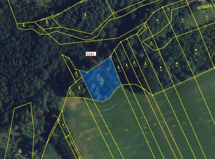 Prodej pozemku, les, 1 590 m²