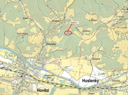 Prodej pozemku, les, 1 781 m²