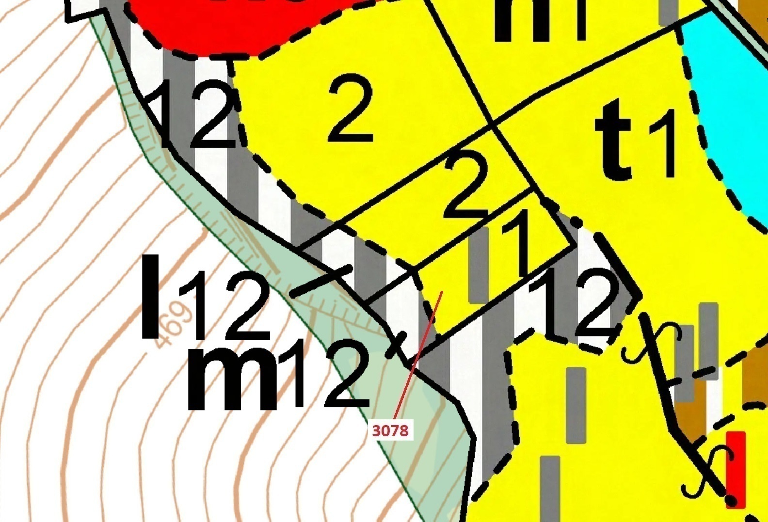 Lesní pozemek o výměře 1110 m2, podíl 1/1, katastrální území Benešov u Semil, obec Benešov u Semil, 