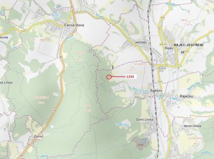 Prodej pozemku, les, 420 m²