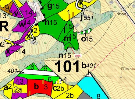 Prodej pozemku, les, 561 m²