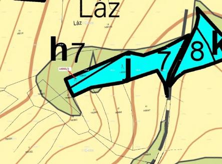 Prodej pozemku, les, 330 m²