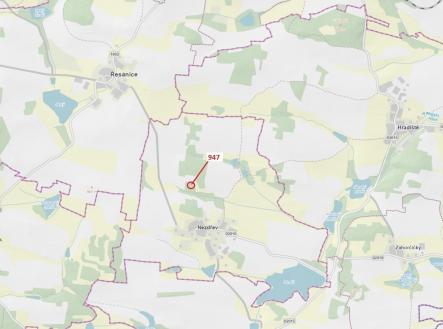 Prodej pozemku, les, 126 m²