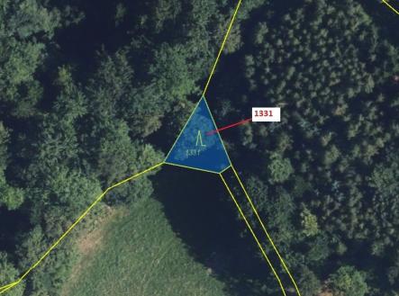 Prodej pozemku, les, 183 m²