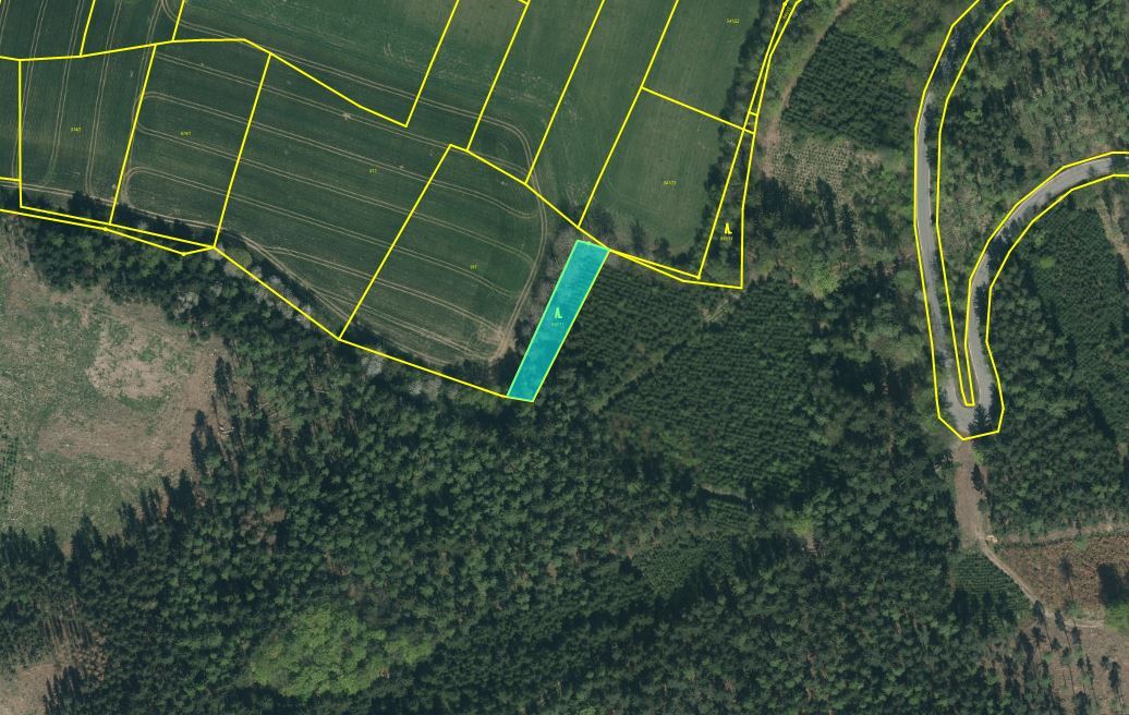 1/6 Pozemky LV 41 a LV 166 v obci Mladá Vožice, okres Tábor