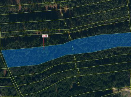 Prodej pozemku, les, 5 755 m²