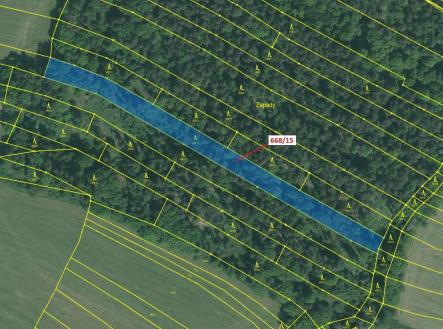 Prodej pozemku, les, 4 689 m²