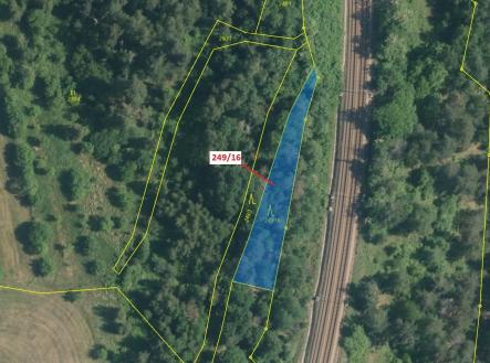 Prodej pozemku, les, 802 m²