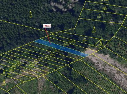 Prodej pozemku, les, 281 m²