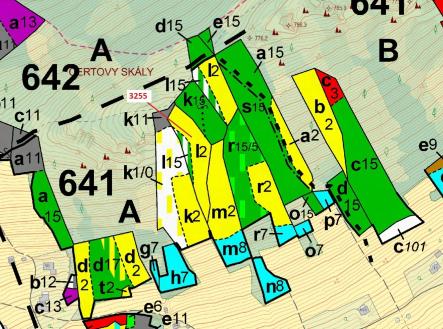 Prodej pozemku, les, 6 125 m²