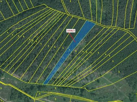 Prodej pozemku, les, 5 152 m²