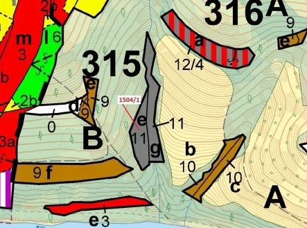 Prodej pozemku, les, 2 626 m²