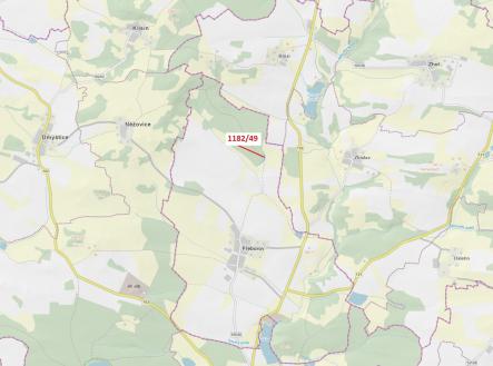 Prodej pozemku, les, 1 165 m²